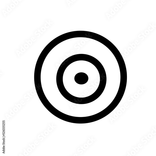 Target icon vector. Arrow icon Vector ilustration