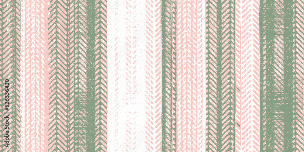 Seamless summer pattern with grunge colorful stripes.Vertical stripes of thick and thin paint or ink lines seamless vector pattern on white. Brush stroke stripes vertical