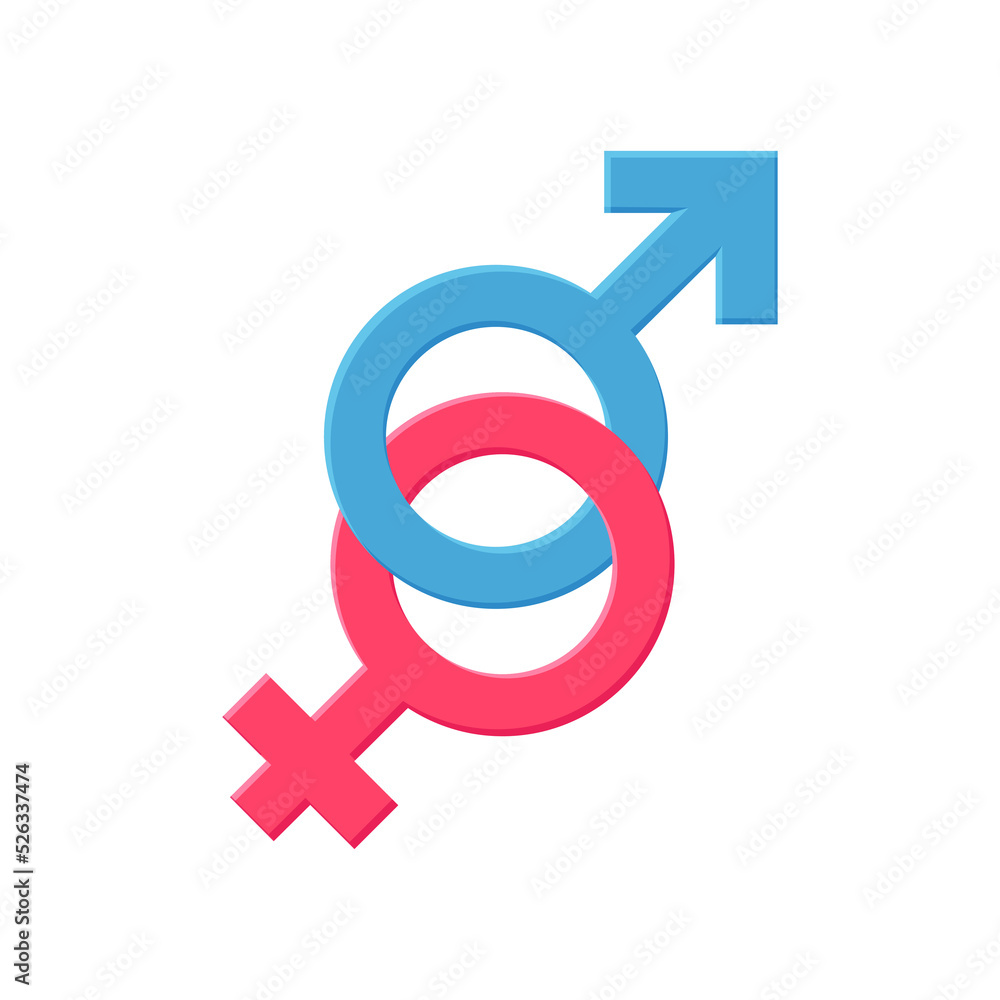 Icons and symbols for Male and female Icons and symbols for Male and female