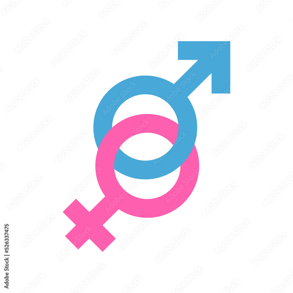 Icons and symbols for Male and female Icons and symbols for Male and female
