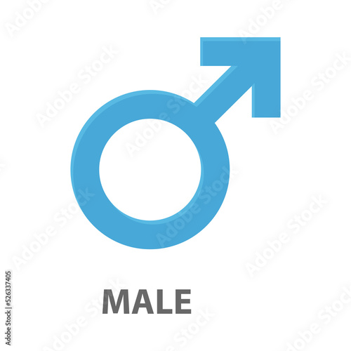 Icons and symbols for Male and female 