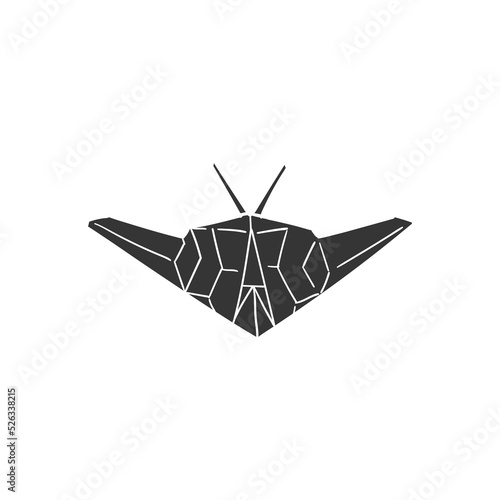War Plane Icon Silhouette Illustration. Army Vector Graphic Pictogram Symbol Clip Art. Doodle Sketch Black Sign.