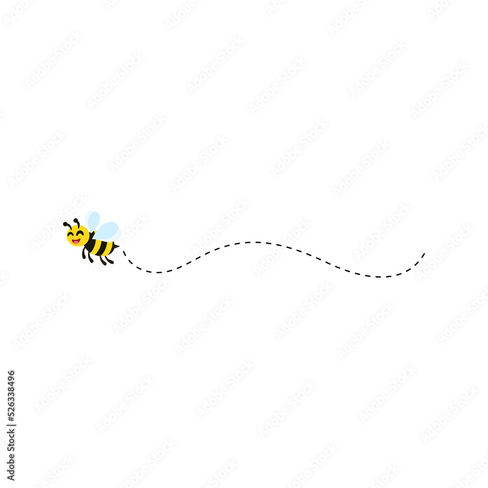 Naklejka premium Different bee and honeycomb vector and icon