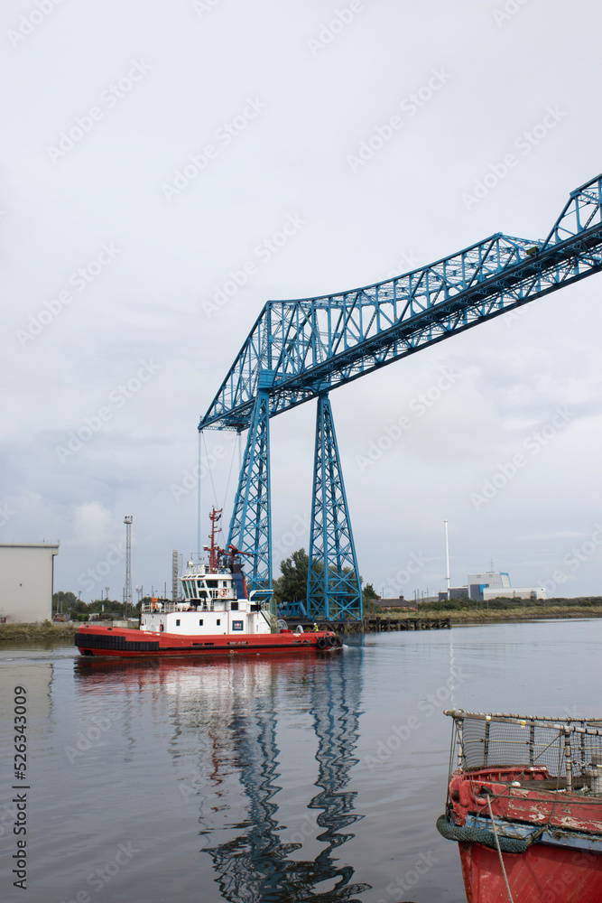 The Tees Transporter Bridge at Middlesbrough