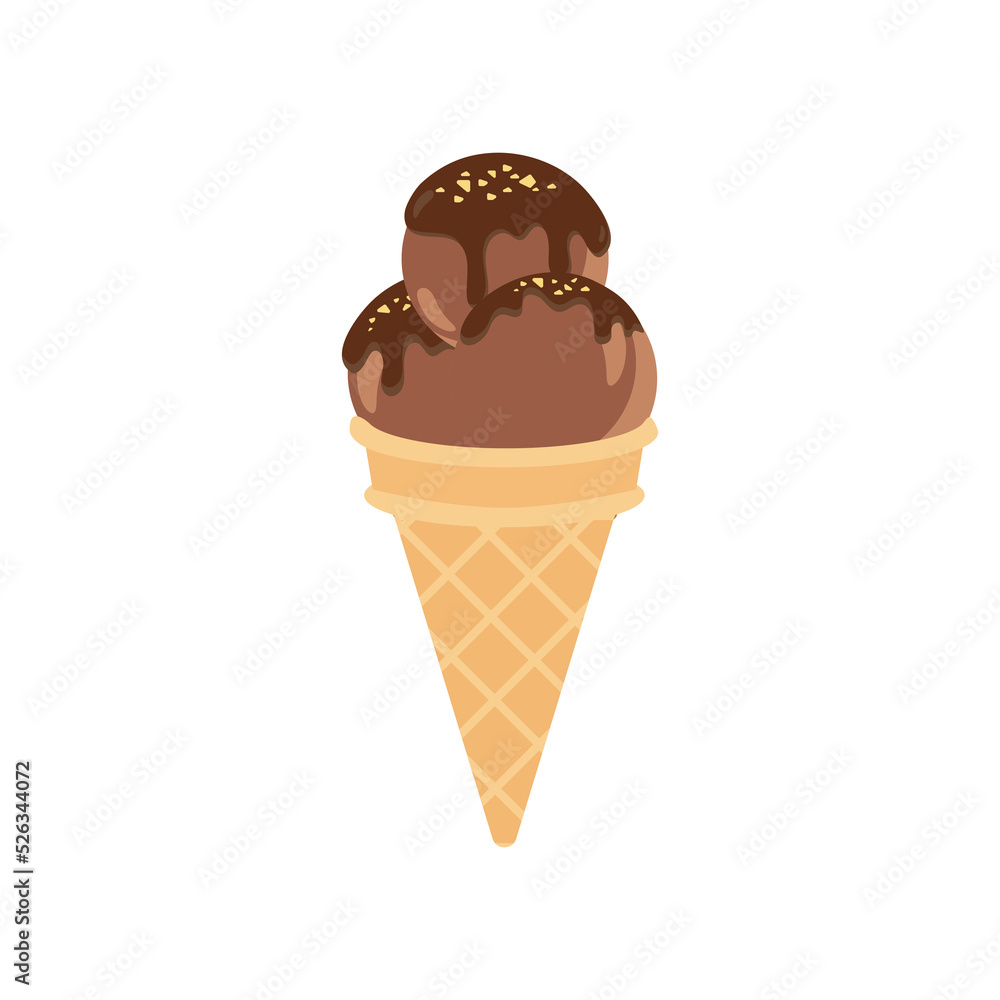 Cartoon ice cream waffle cone Including gelato and ice cream scoops, various flavors, chocolate, strawberry, vanilla, coffee topper, sundae Strawberry Sauce, Chocolate Sauce, Caramel Sauce On Waffles Cartoon ice cream waffle cone Including gelato and ice cream scoops, various flavors, chocolate, strawberry, vanilla, coffee topper, sundae Strawberry Sauce, Chocolate Sauce, Caramel Sauce On Waffles