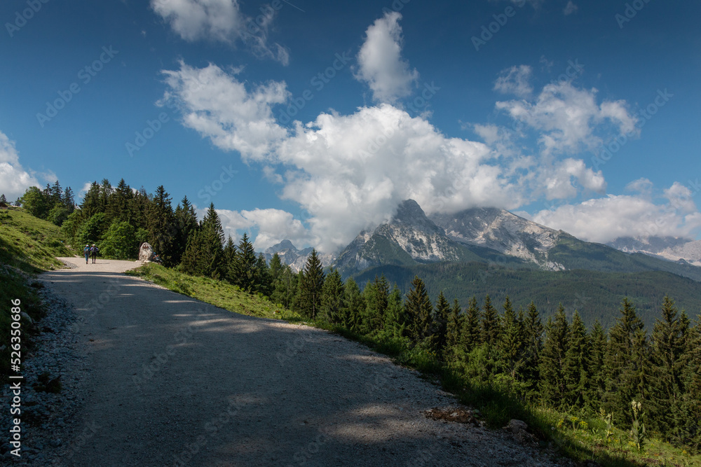 Hochbahnweg, Königsbachweg, Wandern auf dem Jenner in den Berchtesgadener Alpen