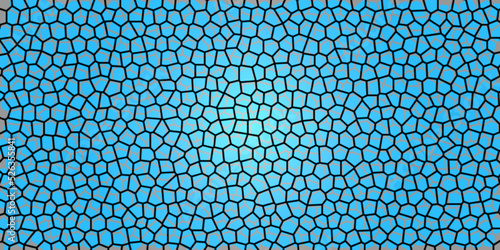 Abstract blue background, Stained glass