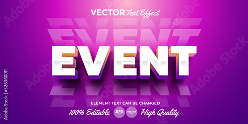 Event Text Effect