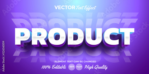 Product Text Effect