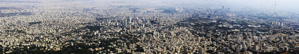 Tehran Veiw Panorama City Gigapixel