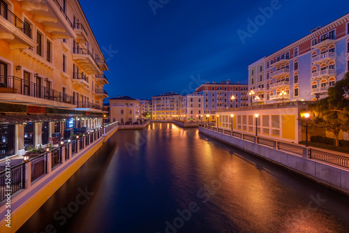 Qanat Quartier luxury apartment in Pearl, Qatar.