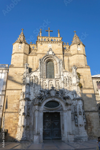 Church of Santa Cruz (Holy Cross) at sunset, Coimbra