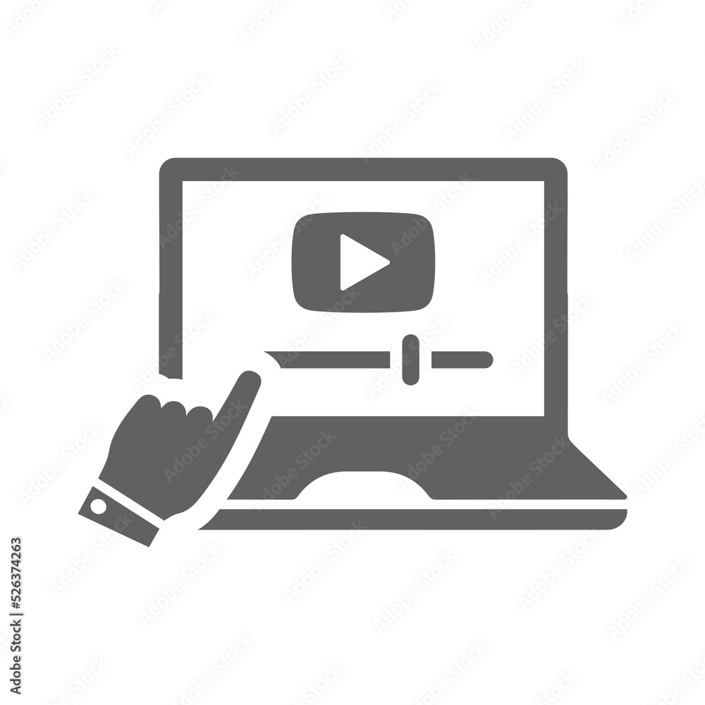 Multimedia, media, video, tutorial icon. Gray vector sketch. Multimedia, media, video, tutorial icon. Gray vector sketch.