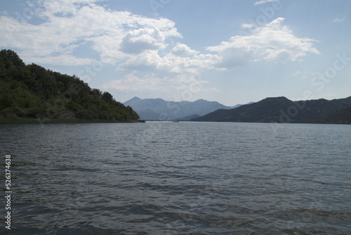 lake and mountains