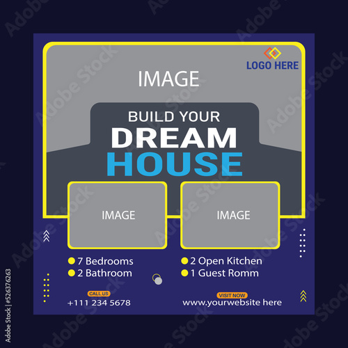 Real Estate Social Media Post Design Template
