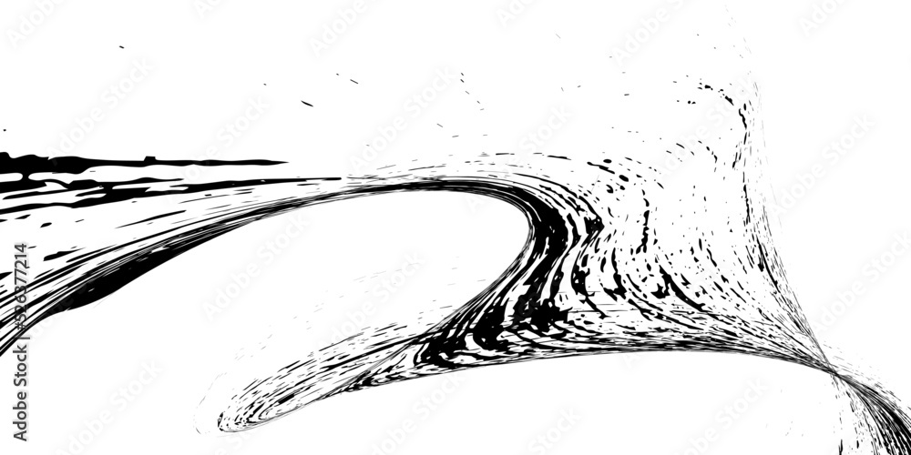 Strokes in different directions of black paint on a white background. Graffiti element. Design template for the design of banners, posters, booklets, covers, magazines. EPS 10 Strokes in different directions of black paint on a white background. Graffiti element. Design template for the design of banners, posters, booklets, covers, magazines. EPS 10