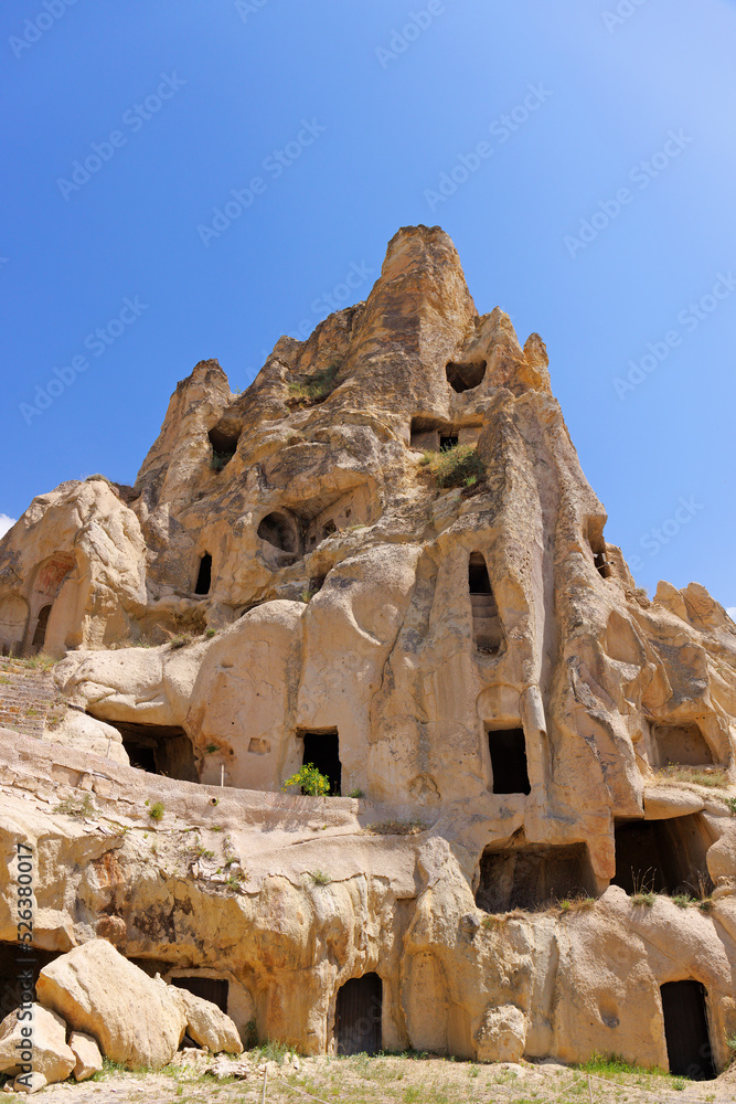 Skalne kościoły w Goreme w Kapadocji w Turcji