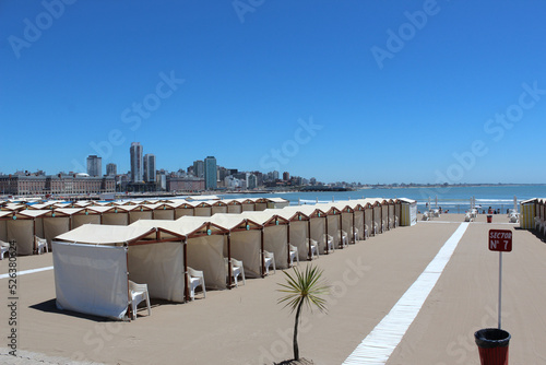 view of the beach in Argentina