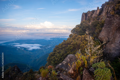 view from the top of the mountain