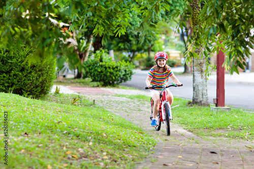 Wallpaper Mural Kids on bike. Child on bicycle. Kid cycling. Torontodigital.ca