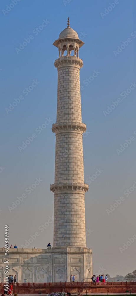 The Taj Mahal minaret, India