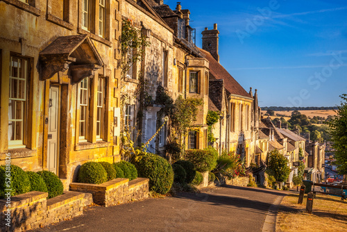 Row houses in the Cotswold village of Burford