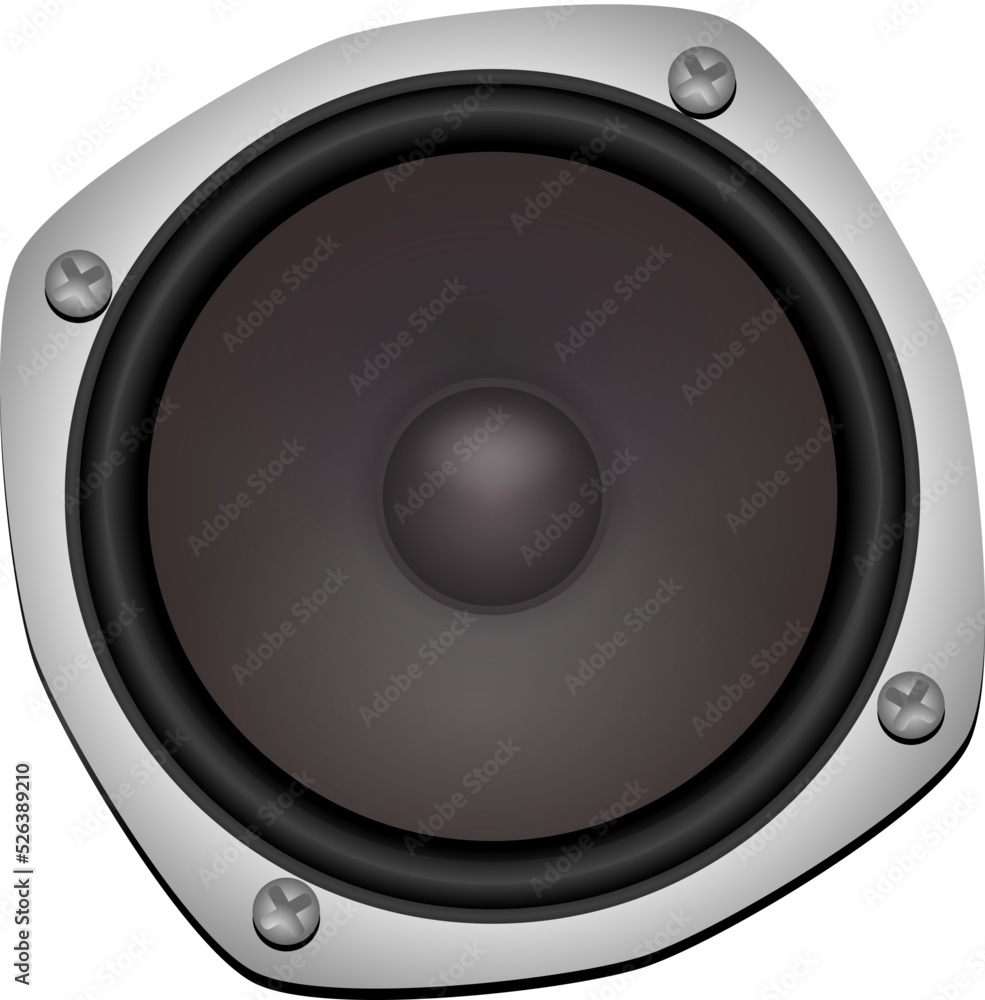 speaker isolated on white background vector speaker isolated on white background vector