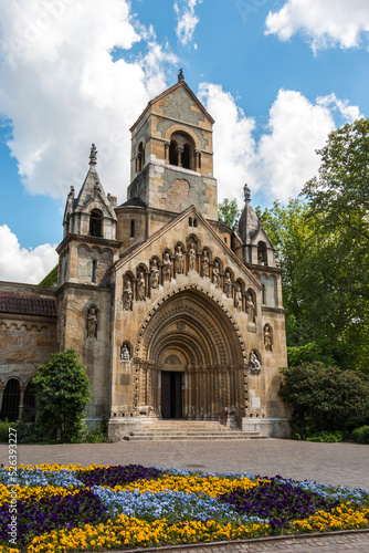 Jaki Chapel in Vajdahunyad castle in Budapest. Hungary.