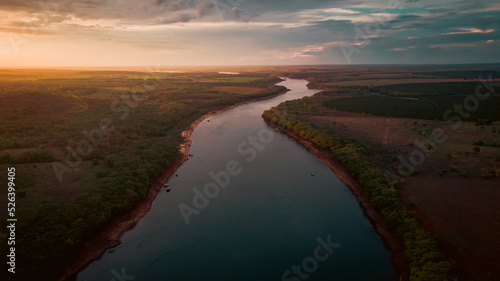 sunset over the river © JooPaulo