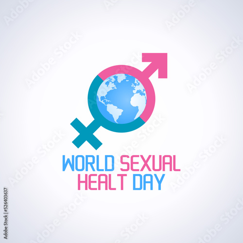 vector graphic of world sexual health day good for world sexual health day celebration. flat design. flyer design.flat illustration.