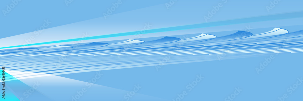 Obraz premium Soft blue background vector