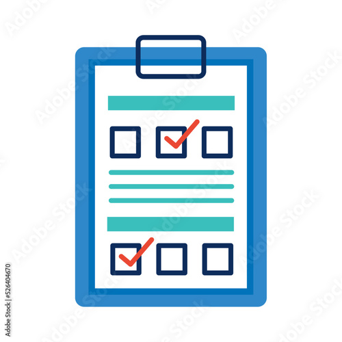 checklist clipboard document