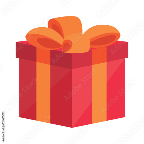 red gift box present