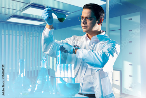 Laboratory technician. Man ...