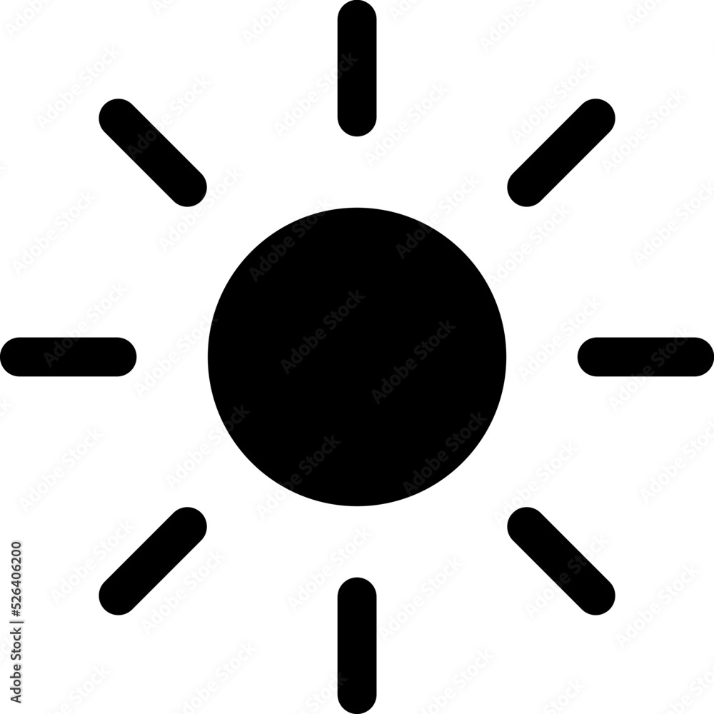 Sun Summer Icon Vector Design Illustration on white background..eps Sun Summer Icon Vector Design Illustration on white background..eps