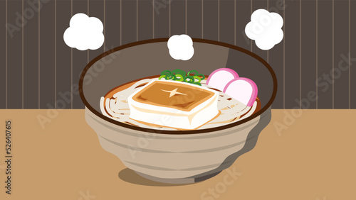 力うどん　背景あり　16:9