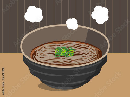 かけそば　背景あり　4:3