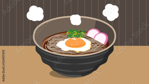 月見そば　背景あり　16:9