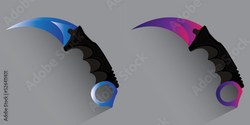 karambit vector
