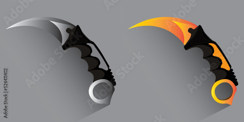 karambit vector