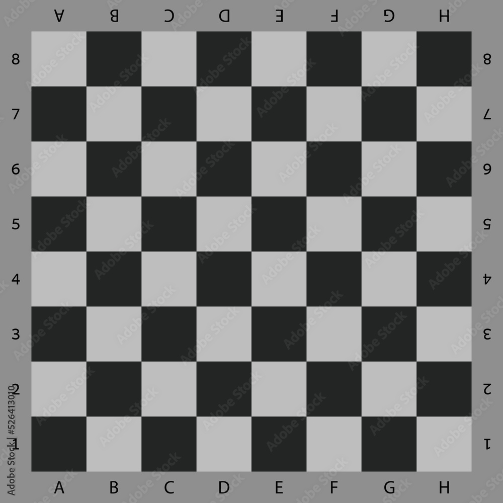 Fototapeta premium black chess board