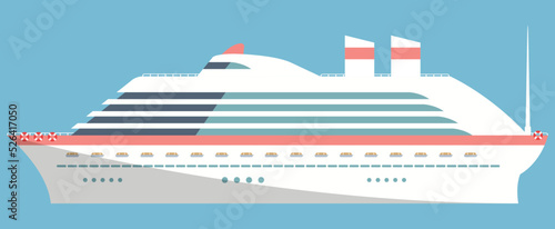 cruise ship illustration