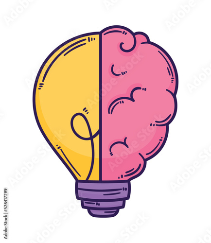 bulb with brain