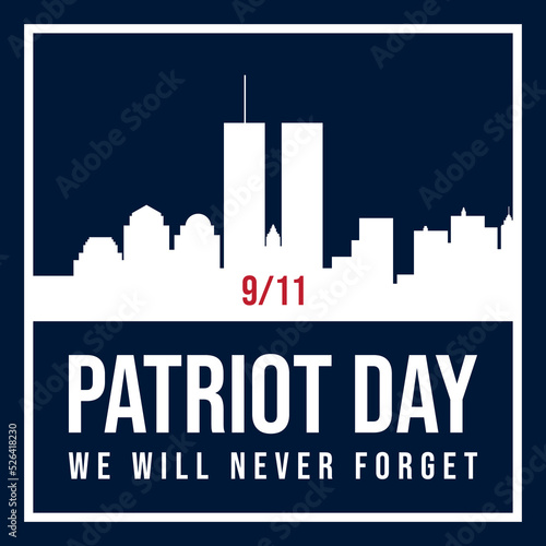 Patriot Day Background Design.