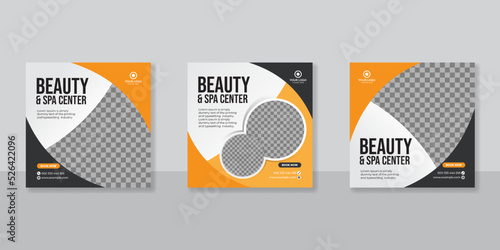 Beauty Spa salon Social Media Post Design