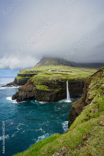 Mulafossur Waterfall, Faroe Island