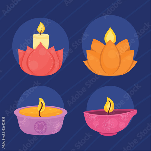diwali ceremony four candles