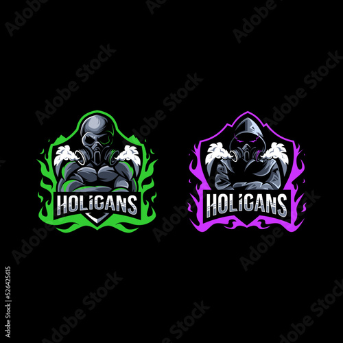 Bundles holigans logo sport design