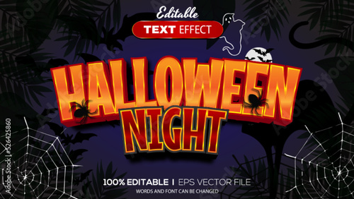 3D halloween text effect - Editable text effect