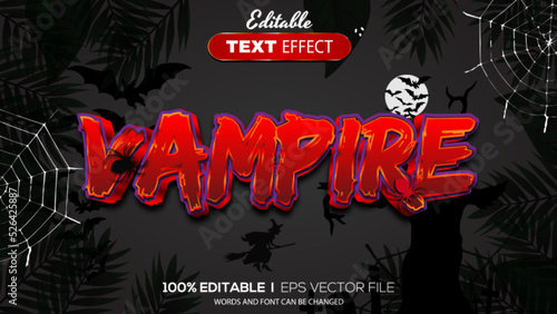 3D halloween text effect - Editable text effect